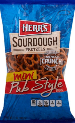 Herr's Foods Inc. Sourdough Pretzel, 12 oz