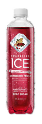 Sparkling Ice Cranberry Frost Sparkling Water, 17 fl oz
