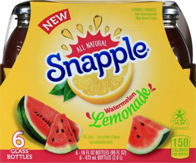 Snapple Watermelon Lemonade 6 Pack, 96 fl oz