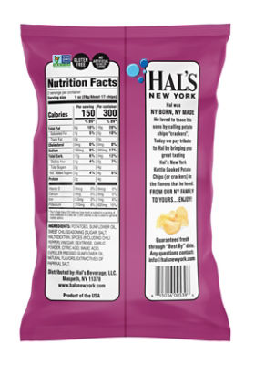 Hal's New York Kettle Chips, 2 each