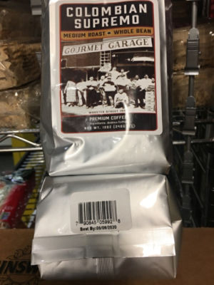 Gourmet Garage Whole Bean Colombian Coffee, 12 oz