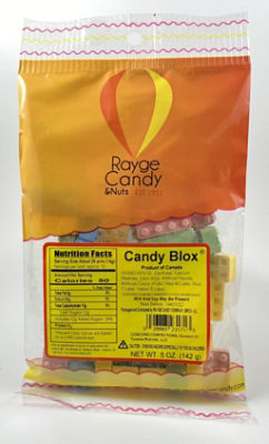 Rayge Candy & Nuts Candy Blox, 5 oz