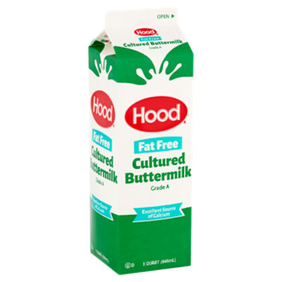 Hood Fat Free Cultured Buttermilk, 1 quart