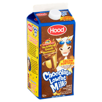 Hood Chocolate Lowfat Milk, half gallon