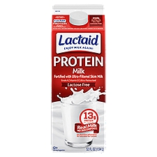 Lactaid Protein Whole, Milk, 52 Fluid ounce