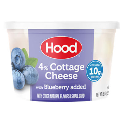 Hood 4 Cottage Cheese with Blueberry Added, 16 oz