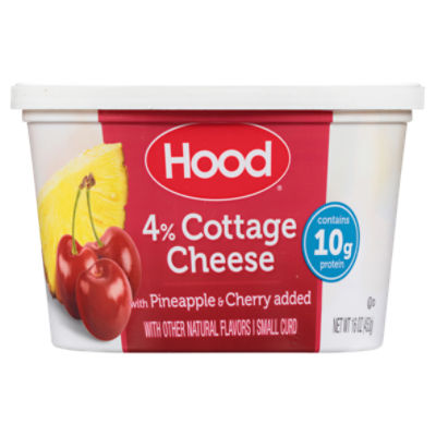 Hood Cottage Cheese with Pineapple & Cherry, 16 oz