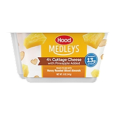 Hood Medleys 4% Cottage Cheese with Pineapple Added, 5 oz