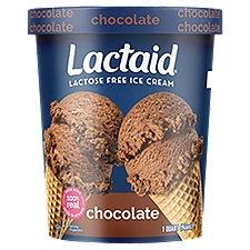 Lactaid Chocolate Lactose Free Ice Cream, 1 quart