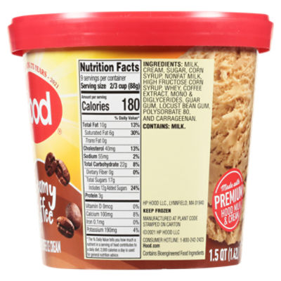Hood Ice Cream Sandwich Nutrition Facts Besto Blog