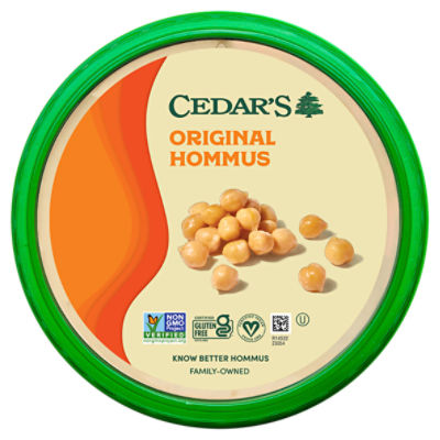 Cedar's Original Fat & Oil Free Hommus, 8 oz