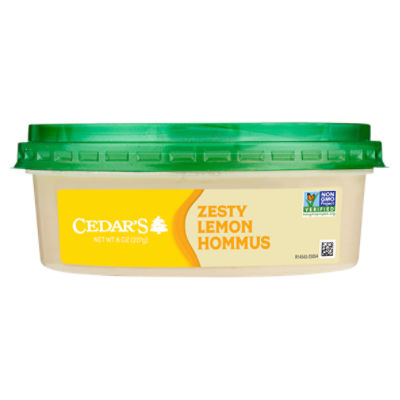 Cedar's Zesty Lemon Hommus, 8 oz