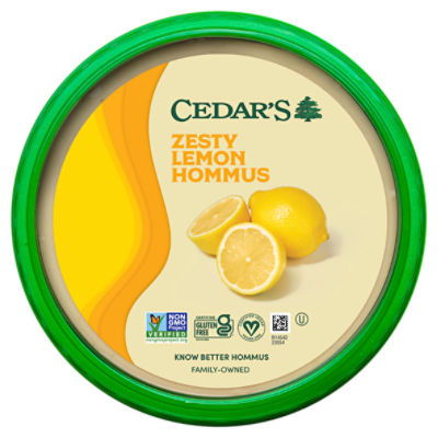 Cedar's Zesty Lemon Hommus, 8 oz