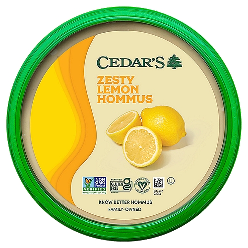 Cedar's Zesty Lemon Hommus, 8 oz