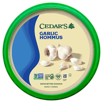 Cedar's Garlic Hommus, 8 oz