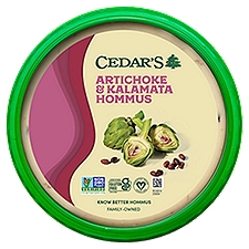 Cedar's Artichoke Kalamata Hommus, 8 oz
