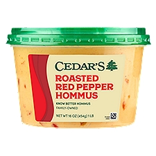 Cedar's Roasted Red Pepper Hommus, 16 oz