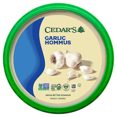Cedar's Hommus - Garlic Lovers - Family Size, 16 oz