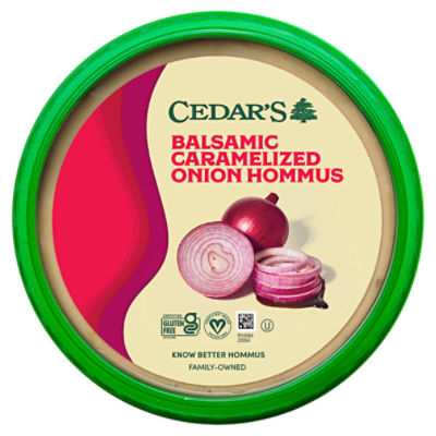 Cedar's Balsamic Caramelized Onion Hommus, 16 oz