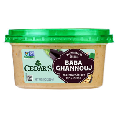 Cedar's Mediterranean Originals Baba Ghannouj Roasted Eggplant Dip & Spread, 10 oz