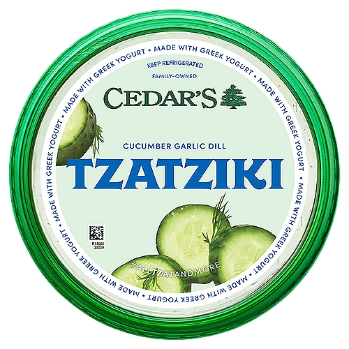 Cedar's Cucumber Garlic Dill Tzatziki, 12 oz