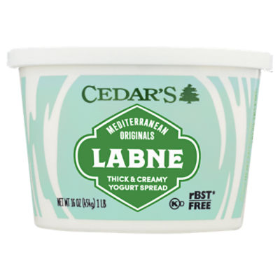 Cedar's Mediterranean Originals Labne Thick and Creamy Yogurt Spread, 16 oz