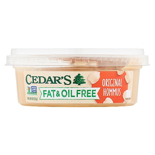 Cedar's Fat & Oil Free Original Hommus, 8 oz