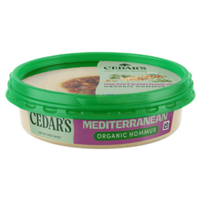Cedar's Mediterranean Organic Hommus, 10 oz - The Fresh Grocer