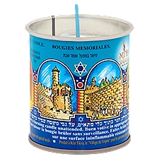 Shraga Yahrzeit Memorial Candle, 2.4 oz