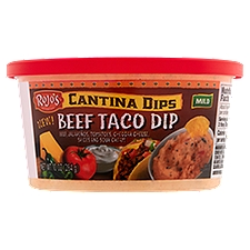 Rojo's Mild Beef Taco Dip, Cantina Dips, 10 Ounce