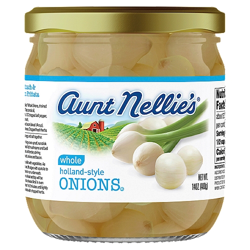 Aunt Nellie's Whole Holland-Style Onions, 14 oz