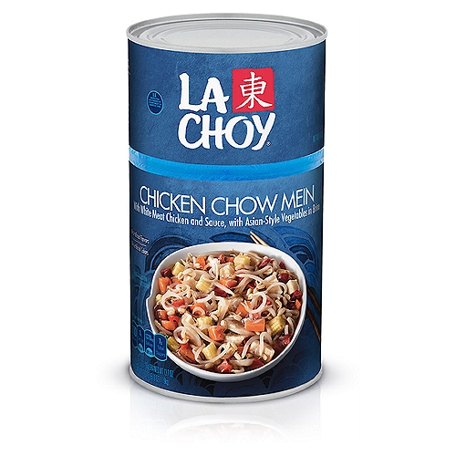 La Choy Chicken Chow Mein White Meat Chicken & Sauce With Asian-style Vegetables, 42 oz.