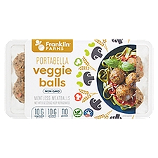Franklin Farms Portabella Veggie Balls Meatless Meatballs, 9 oz, 9 Ounce