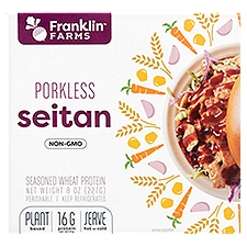 Franklin Farms Seitan Porkless, 8 Ounce