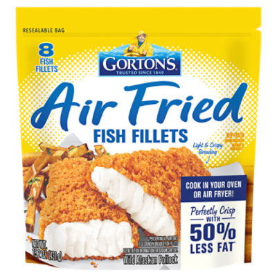 Gorton's Air Fried Fish 100 Whole Fillets, Wild Caught Fish