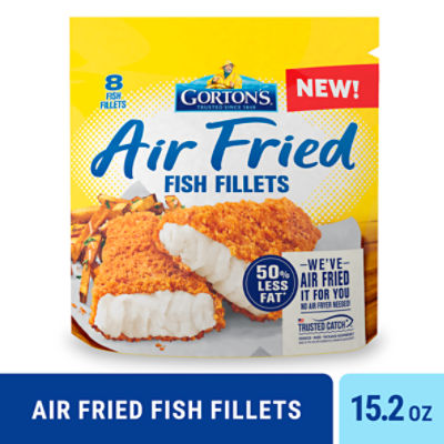 Gorton's Air Fried Fish 100 Whole Fillets, Wild Caught Fish ShopRite