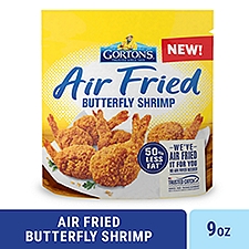 Gorton's Air Fried Butterfly Shrimp 100% Whole Shrimp, Breaded Tail-On-Shrimp