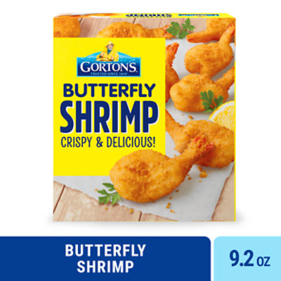 Gorton's Butterfly Shrimp 100% Whole Shrimp, Breaded with Crunchy Panko Breadcrumbs