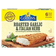 Gorton's Roasted Garlic & Italian Herb, Breaded Fish Fillets, 11 Ounce