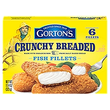 Gorton's Crunchy Breaded, Fish Fillets, 11.4 Ounce