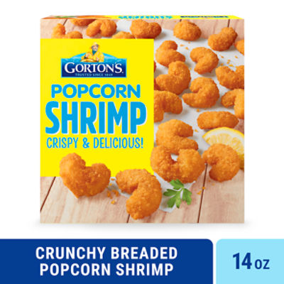 Gorton's Popcorn Shrimp 100 Whole, TailOff Shrimp, Breaded with Panko Breadcrumbs ShopRite