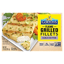 Gorton's Garlic Butter Flame Grilled, Fillets, 201 Gram