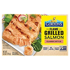 Gorton's Classic Style Flame Grilled, Salmon, 6.3 Ounce