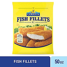 Gorton's Crunchy Breaded Fish 100% Whole Fillets, Wild Caught Pollock with Panko Breadcrumbs