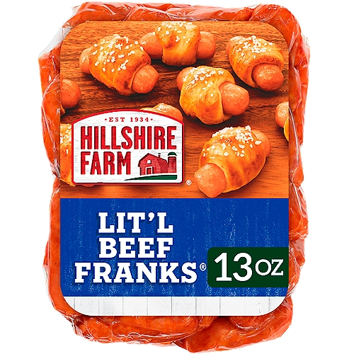 Whether you're crafting an appetizer for a party or looking for a savory bite to eat, Hillshire Farm® Lit'l Smokies® Smoked Sausages are the perfect snack. Made with farmhouse quality cuts of beef and smoked to perfection, these delicious sausages are fully cooked, ready in minutes and bursting with flavor. Hard work. Dedication. Integrity. These are the values we live by—and the ingredients we put into every package of Hillshire Farm® Smoked Sausages. Since 1934, the Hillshire Farm® Brand has stood for the honest, handcrafted meats your family loves, made with the ingredients they deserve. And we're confident you'll taste our commitment to quality in every bite.