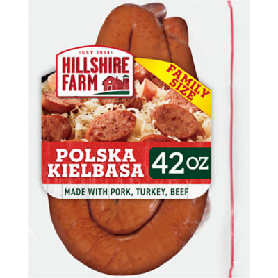 Hillshire Farm Polska Kielbasa Smoked Sausage  Family Pack, 2.62 lb