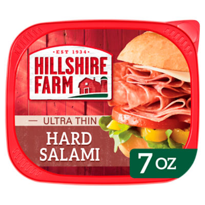 Hillshire Farm Ultra Thin Sliced Hard Salami Sandwich Meat, 7 oz