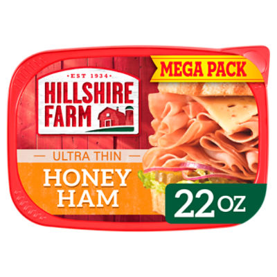 Hillshire Farm Ultra Thin Sliced Honey Ham Sandwich Meat, 22 oz, 22 Ounce