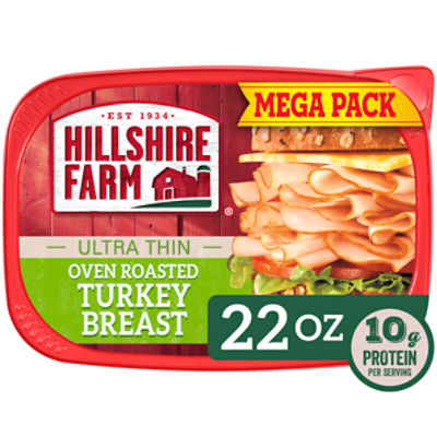 Hillshire Farm Ultra Thin Sliced Oven Roasted Turkey Breast Sandwich Meant, 22 oz