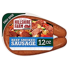 Hillshire Farm Beef Smoked Sausage, 12 oz.